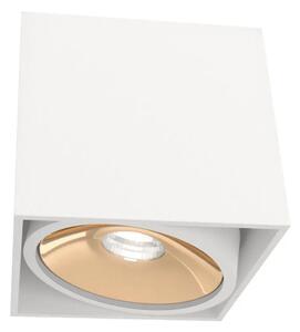 Moderné bodové svietidlo Cardi I biela/zlatá