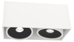Moderné bodové svietidlo Cardi II biela/čierna