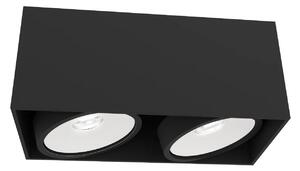 Moderné bodové svietidlo Cardi II čierna/biela