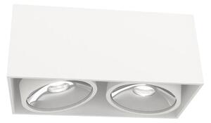 Moderné bodové svietidlo Cardi II biela/chróm