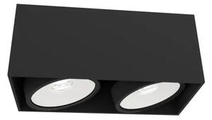 Moderné bodové svietidlo Cardi II čierna/biela