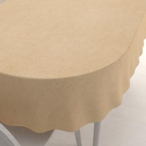 Biante Dekoračný oválny obrus PML-050 Béžovo oranžový melír 140x220 cm