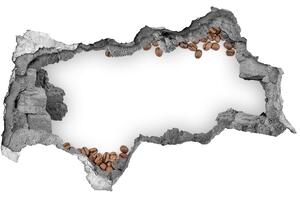 Nálepka 3D diera na stenu Kávové zrná nd-b-98900337