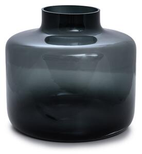 Sklenená váza SALT&PEPPER s dymovým efektom 20x18 cm