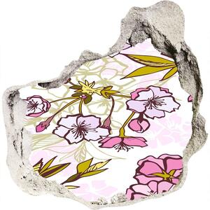 Nálepka fototapeta 3D na stenu Čerešňové kvety
