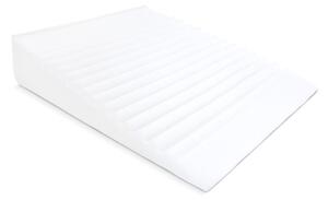 SENSILLO Dojčenský vankúš - klin biely Luxe s aloe vera 30x37 cm do kočíka 100% polyester 30x37 cm