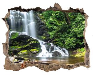 Nálepka fototapeta 3D výhled Vodopád v lese nd-k-65742204