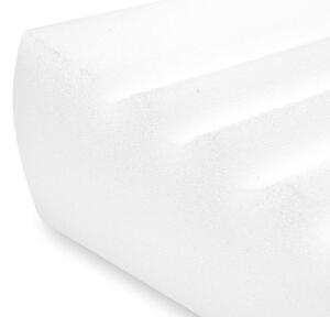 SENSILLO Dojčenský vankúš - klin biely 30x37 cm do kočíka 100% polyester 30x37 cm