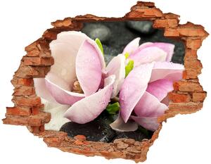 Fototapeta diera na stenu 3D Magnolia zen stone