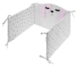 3-dielne posteľné obliečky Belisima Lovely Puppy 90/120 ružové