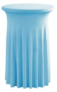 TENTino Elastický obrus SKIRTING na koktejlový bistro stôl 80 cm VIAC FARIEB Farba obrusu: SVETLOMODRÁ / SKY BLUE