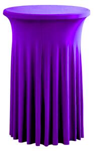 TENTino Elastický obrus SKIRTING na koktailový bistro stôl 80 cm VIAC FARIEB Farba obrusu: FIALOVÁ / VIOLET