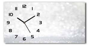 Vodorovné Moderné sklenené hodiny na stenu Světidélka