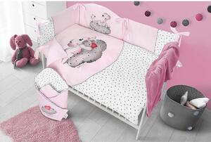2-dielne posteľné obliečky Belisima LOVE 100/135 ružové