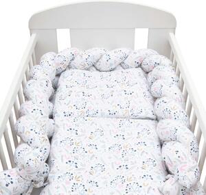 2-dielne posteľné obliečky New Baby 90/120 cm Jarabina biele