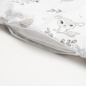 2-dielne posteľné obliečky New Baby 90/120 cm Srnka sivé