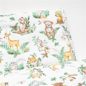 3-dielne posteľné obliečky New Baby 100/135 cm zvieratká v lese