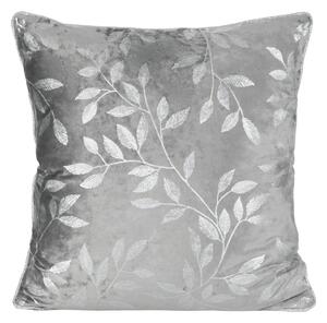 DEKORAČNÁ OBLIEČKA NA VANKÚŠ VELVET 45X45 CM LISTY