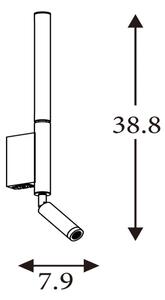 Searchlight 28127LT - LED Bodové svietidlo ARCHITECT LED/7W/230V hnedá