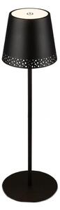 Brilo - LED nabíjateľná dotyková stolná lampa KIKI LED/2,6W/5V IP44 2600 mAh čierna