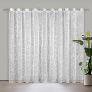 ZÁCLONA NA KRÚŽKOCH ANIRA 350X250 CM BIELA