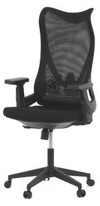 Autronic - Židle kancelářská, černá MESH, plastový kříž - KA-S248 BK