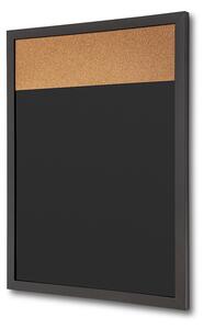 Combi Board blackboard / korok 45 × 60 cm, čierna