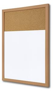 Combi Board whiteboard / korok 45 × 60 cm, biela