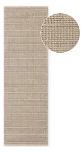 Béžový ručne tkaný vlnený behúň 80x250 cm Camden Parker – Ted Baker