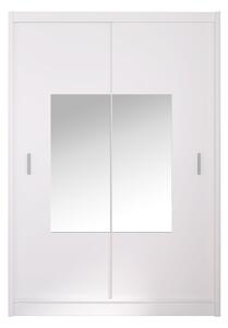 KONDELA Skriňa s posuvnými dverami, biela, 150x215, MADRYT