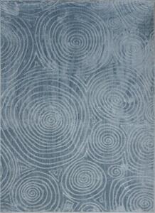 BE Koberec Kolekcia Zen Garden 2404 BLUE – modrý obdĺžnikový Rozmer: 80x150 cm