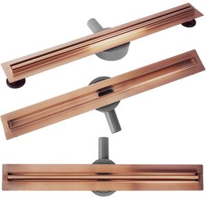 Odtokový žľab REA Neox Slim pro Brushed l.Copper 60