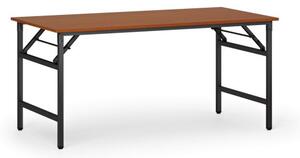Konferenčný stôl FAST READY s čiernou podnožou, 1600 x 800 x 750 mm, čerešňa