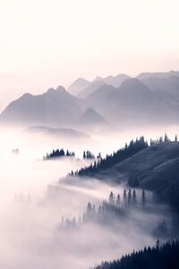 Umelecká fotografie Misty mountains, Sisi & Seb, (26.7 x 40 cm)