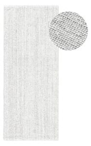 Svetlosivý obojstranný/ručne tkaný jutový behúň 80x200 cm Bouclé Jaipur – Hanse Home