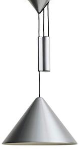 HAY Nastaviteľné závesné svietidlo Compass 430, brushed aluminium AE387