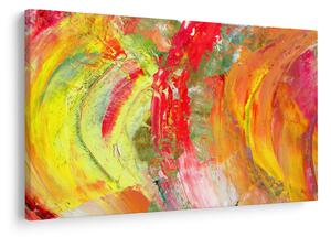 Obraz abstrakcie - maľba (90x60 cm)
