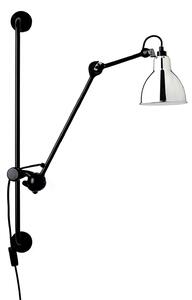 Nástenné Svietidlo Lampe Gras, 201 Round, Čierna, Obývacia izba, Kov, Dizajnový