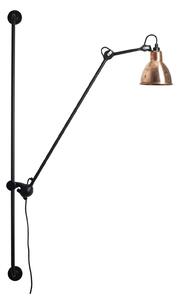Nástenné Svietidlo Lampe Gras, 214 Round, Čierna, Obývacia izba, Kov, Dizajnový