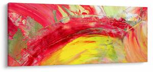 Obraz abstrakcie - maľba (120x50 cm)