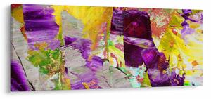 Obraz abstrakcie - maľba (120x50 cm)