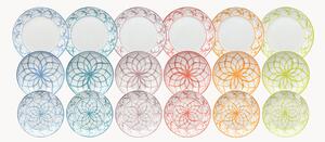 Porcelánová súprava riadu Lisboa, 6 osôb, 18 ks