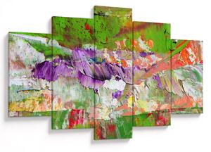 Obraz abstrakcie - maľba (150x105 cm)