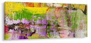 Obraz abstrakcie - maľba (120x50 cm)