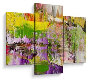Obraz abstrakcie - maľba (90x60 cm)