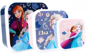 Desiatové boxy Ľadové kráľovstvo – Frozen - súprava 3 ks