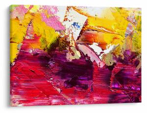 Obraz abstrakcie - maľba (70x50 cm)