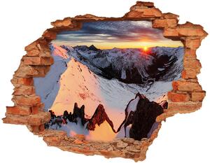 Fotoobraz diera na stenu Hory v zime nd-c-94339493