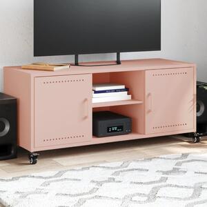 TV skrinka ružová 100,5x39x43,5 cm oceľ