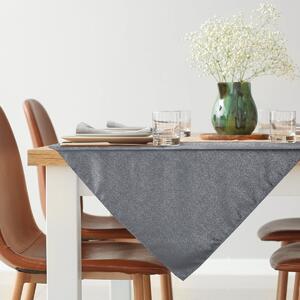 Eurofirany Obrus na stôl EDNA sivo strieborný sivá Polyester 85x85 cm